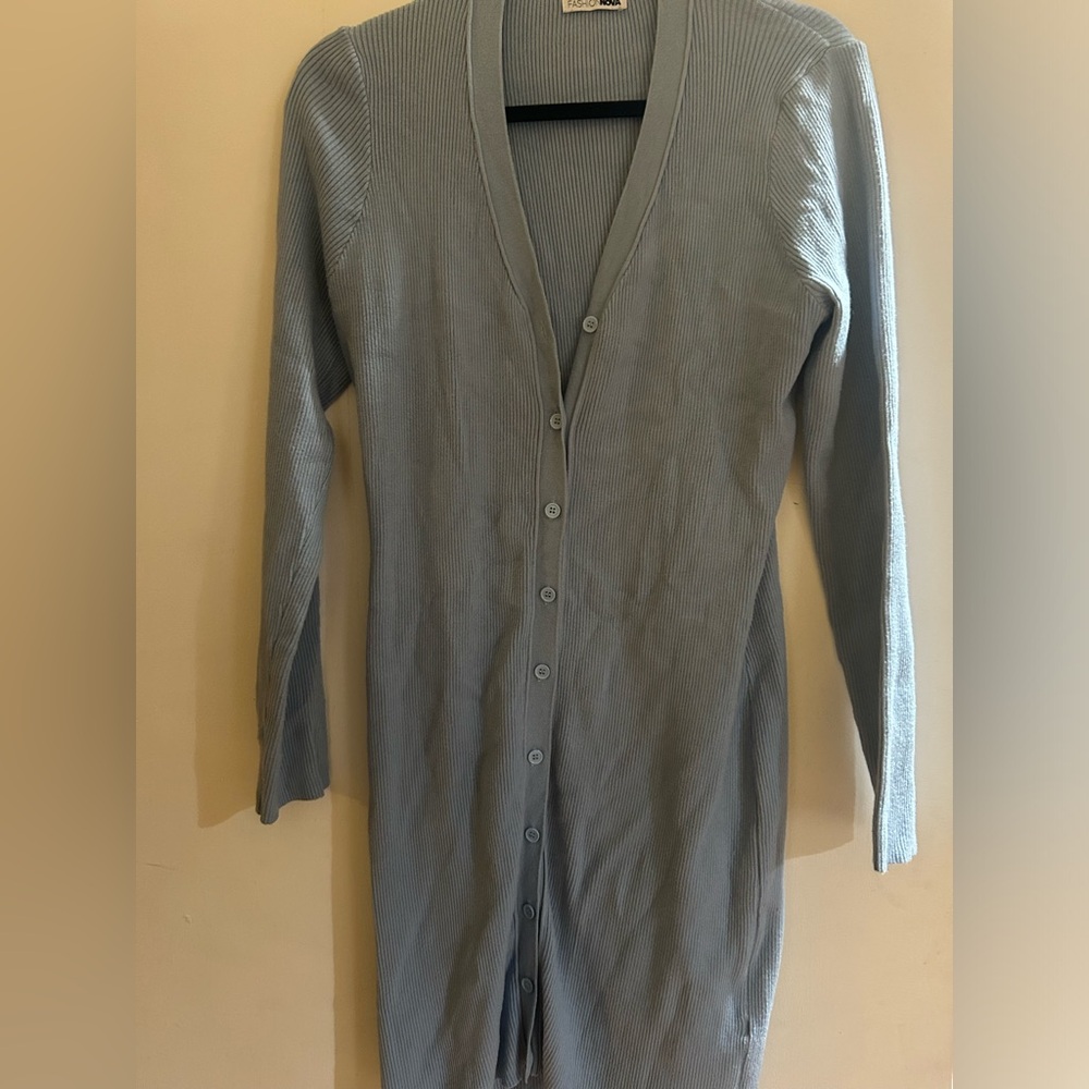 Blue Longsleeve Dress